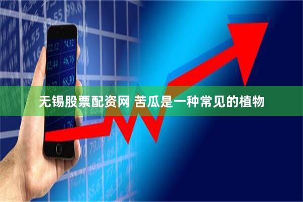 无锡股票配资网 苦瓜是一种常见的植物